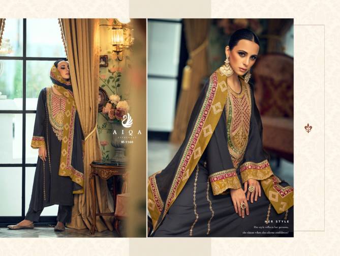 Dastak Vol 2 By Aiqa Wedding Wear Pashmina Salwar Kameez Wholesale Shop in Surat